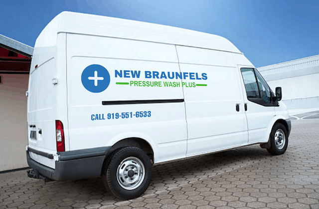 new braunfels pressure washing van